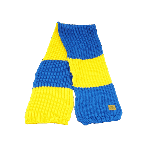 Personalisierter Retro-Strickschal