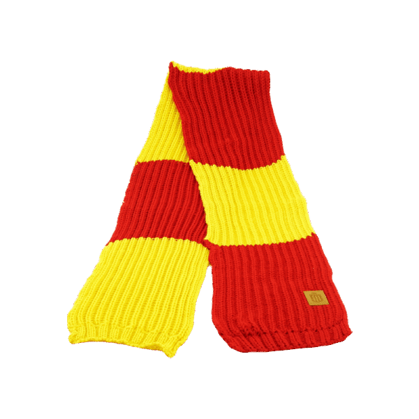 Personalisierter Retro-Strickschal