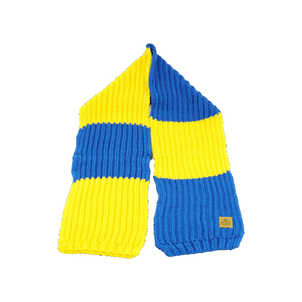 Personalisierter Retro-Strickschal